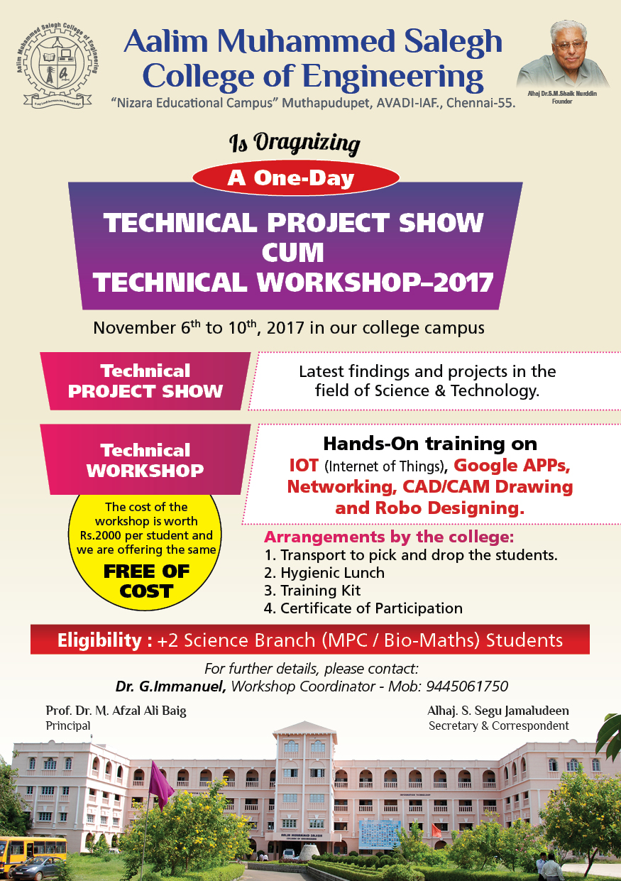 One day project show and workshop