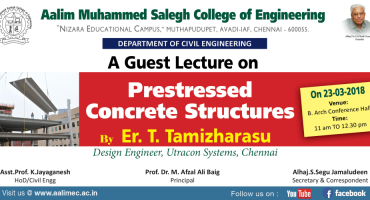 Guest Lecture – Civil Department