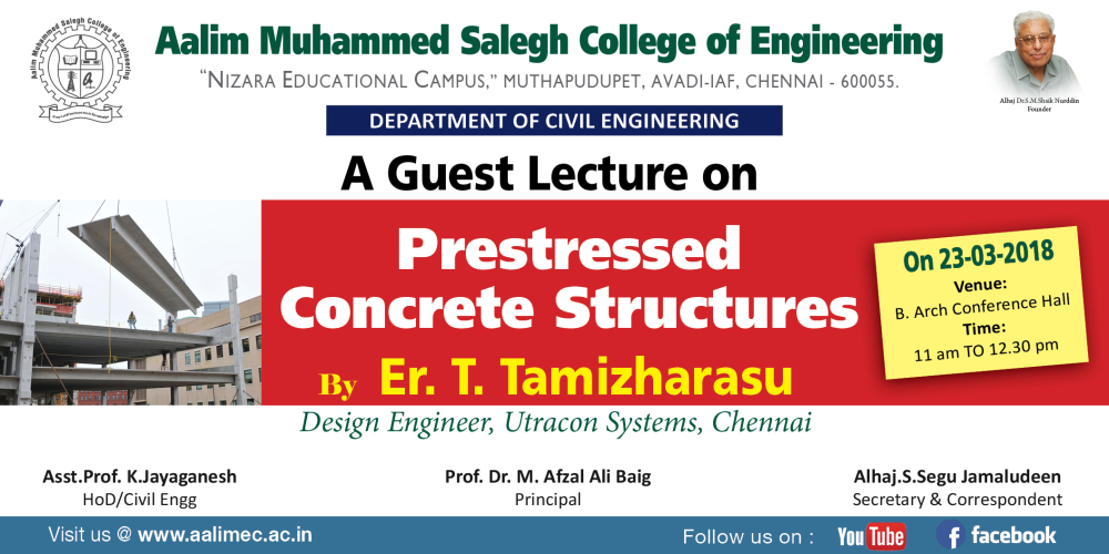 Guest Lecture Civil Dept