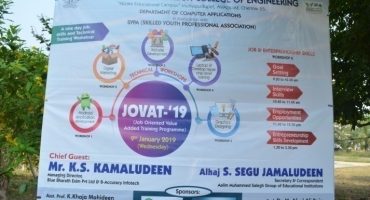JOVAT – 2K19 ( Job Oriented Value Added  Training – 2019)