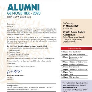 Alumni-2020 letter