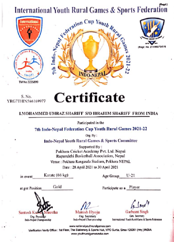 7TH INDO – NEPAL Federation Cup Youth Rural Games 2021-2022