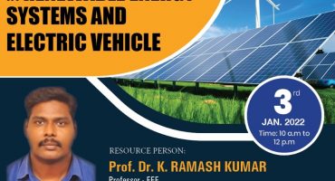 Renewable Energy Systems and Electric Vehicle