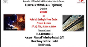 MATERIALS JOINING IN POWER SECTOR – PRESENT & FUTURE