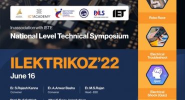 National Level Technical Symposium “ILEKTRIKOZ 22” Organized by Dept. of EEE