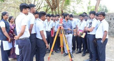 A workshop on “Total Station” was conducted for Murugappa Polytechnic Students
