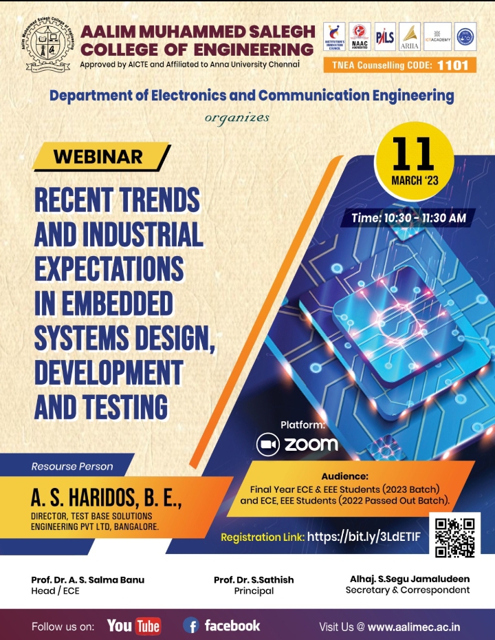 Recent Trends and Industrial Expectations in Embedded systems design, development and testing