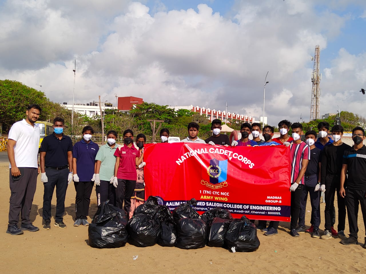 No to plastic bag – India NCC