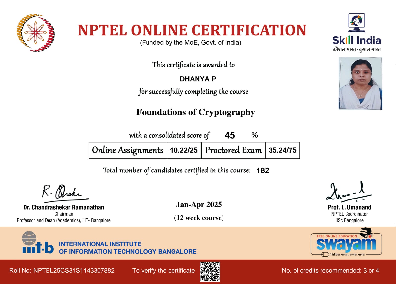 Certificate 1